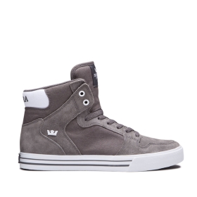 Supra VAIDER Høye Sneakers Dame Hvite | NO-16456